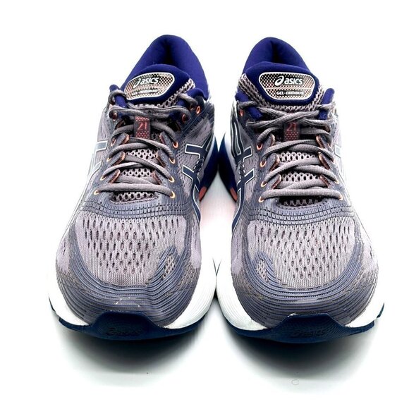 ASICS Gel Nimbus 21 Blue & White Running Sneakers Women’s Size  11 - Picture 2 of 10